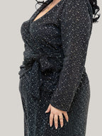 Bluza Glitter Luxe – Black Night - Craciun