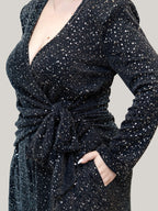 Bluza Glitter Luxe – Black Night - Craciun