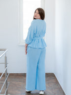 Compleu Muselina Blue Muse – 100% Bumbac ELESI
