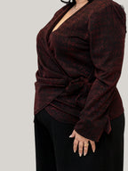 Compleu Royal Touch – Burgundy Black - Craciun