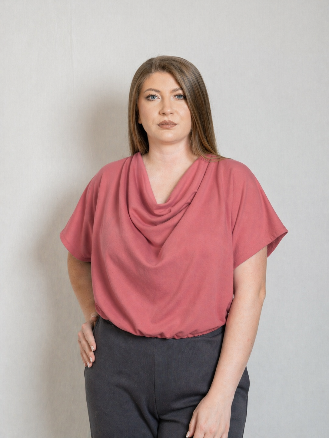 Bluză Grație Fluidă - Coral