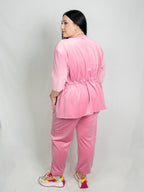 Compleu Catifea Good in Pink