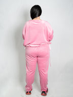 Compleu Catifea - Spring in Pink