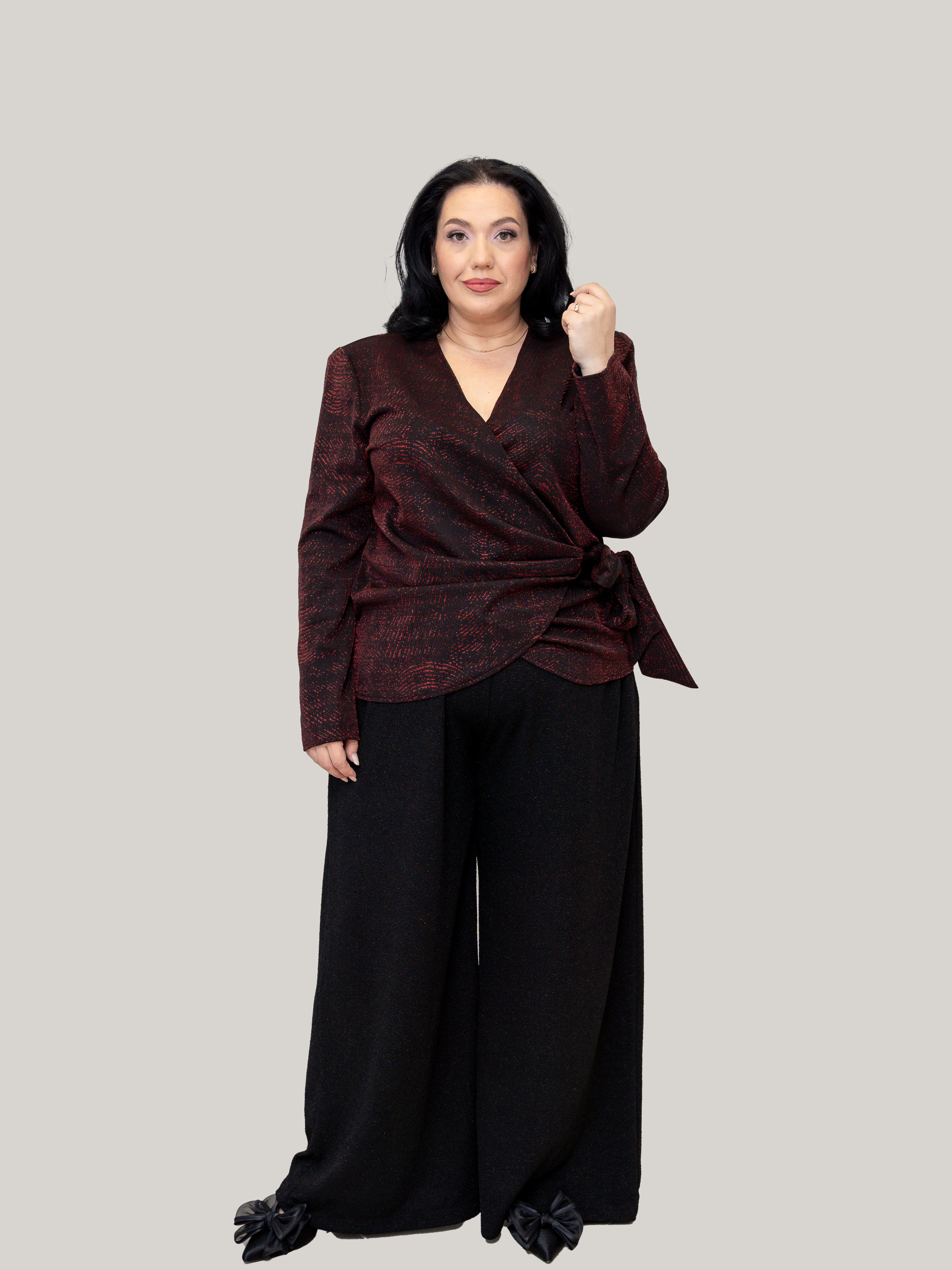 Compleu Royal Touch – Burgundy Black - Craciun