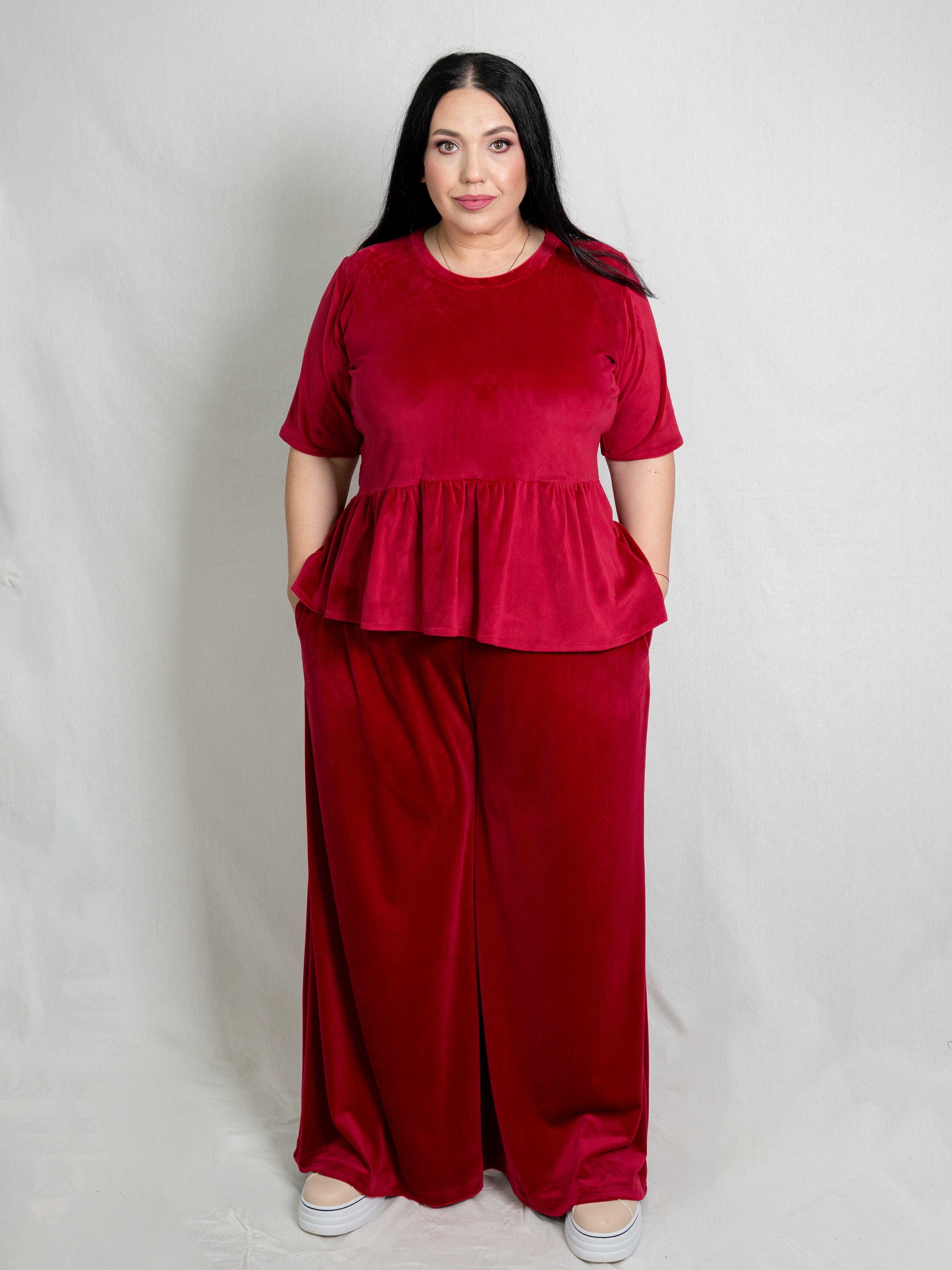 Compleu Catifea - Red Cat