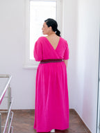 Rochie Muselina - Bella Fucsia ELESI