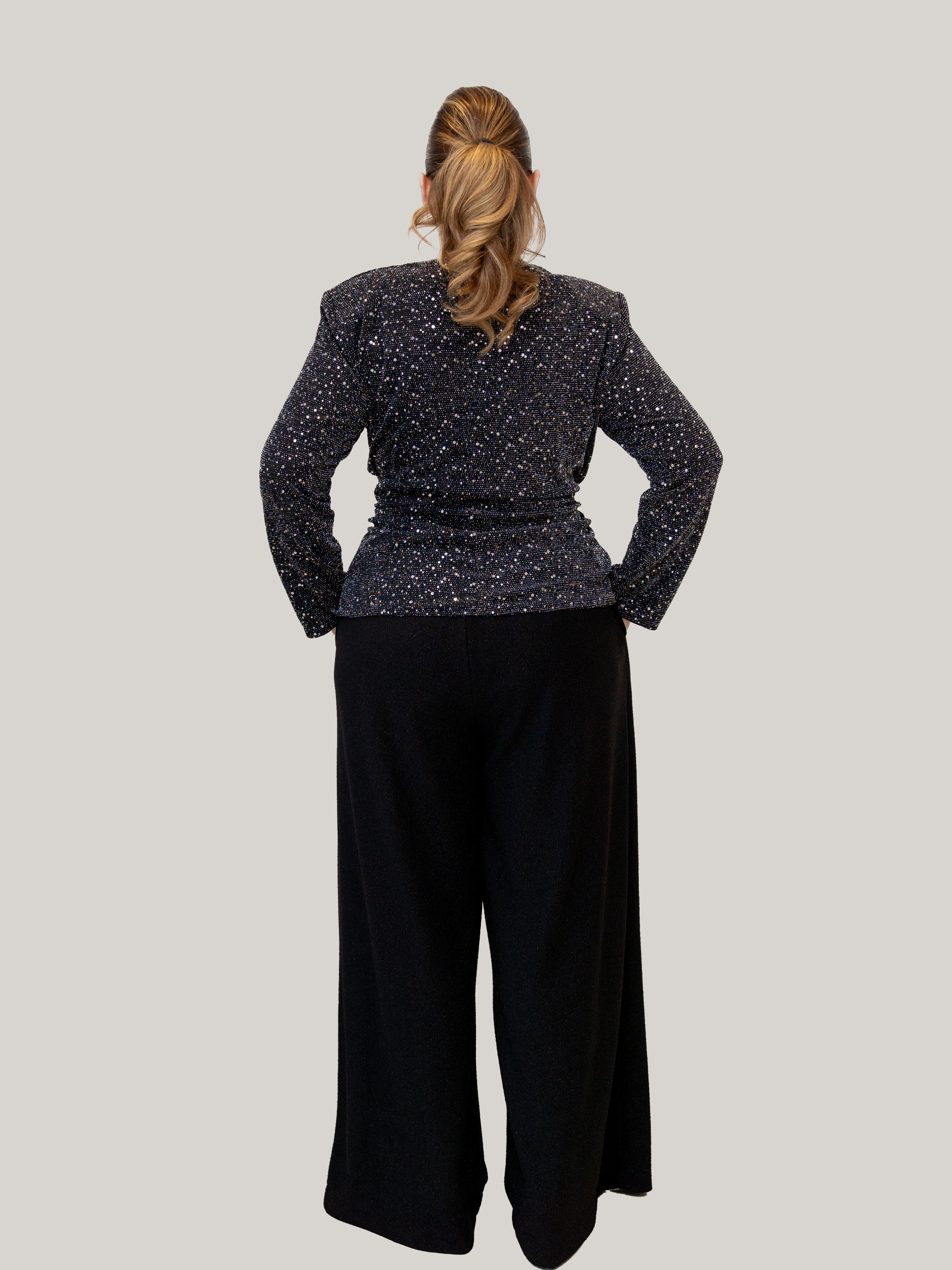 Compleu Glitter Royale – Black Elegance - Craciun