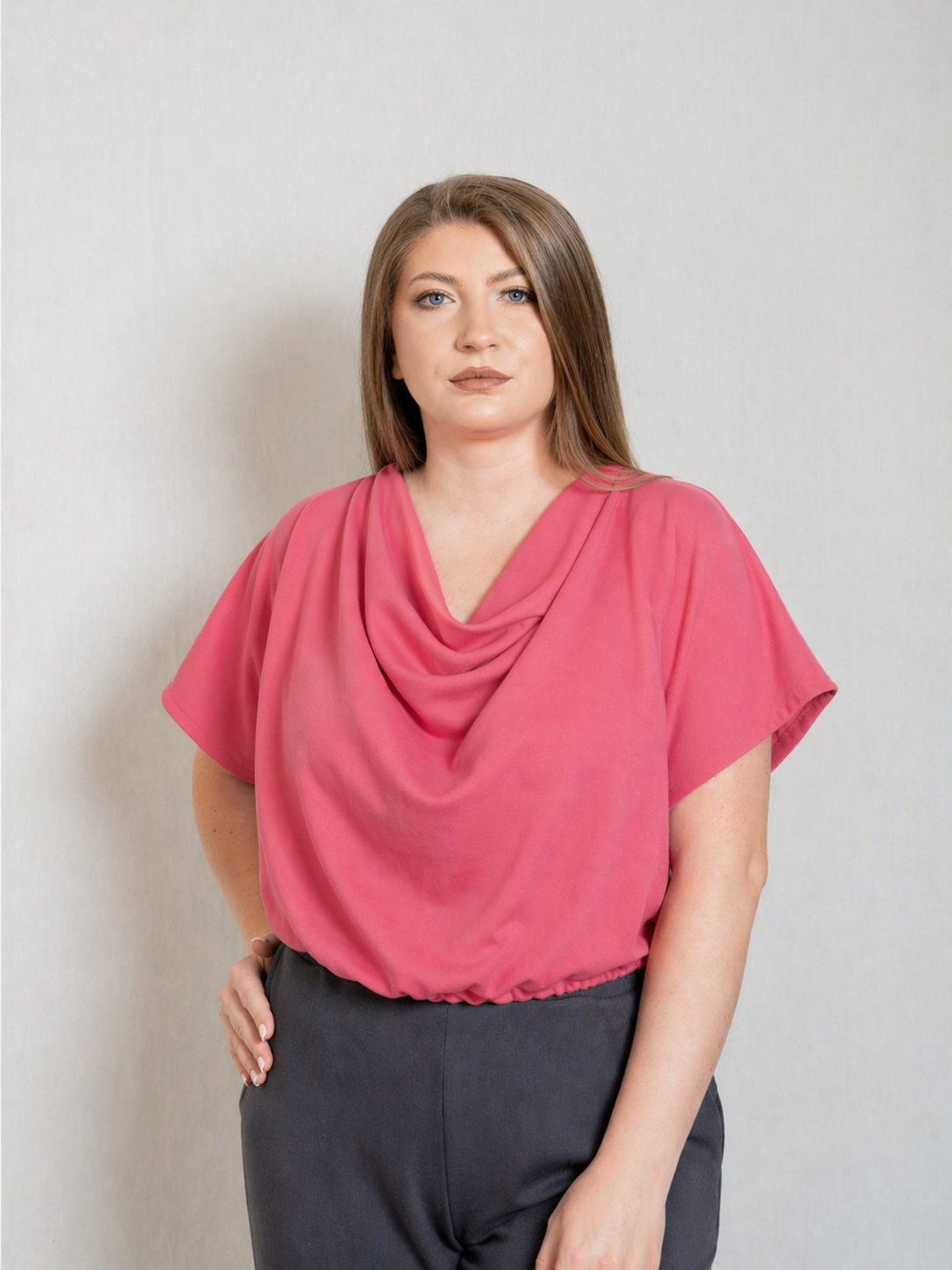 Bluză Grație Fluidă - Zmeură