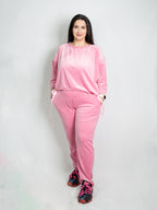 Compleu Catifea - Spring in Pink