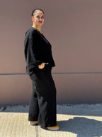 Compleu Muselină Black Muse – 100% Bumbac