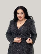 Bluza Glitter Luxe – Black Night - Craciun