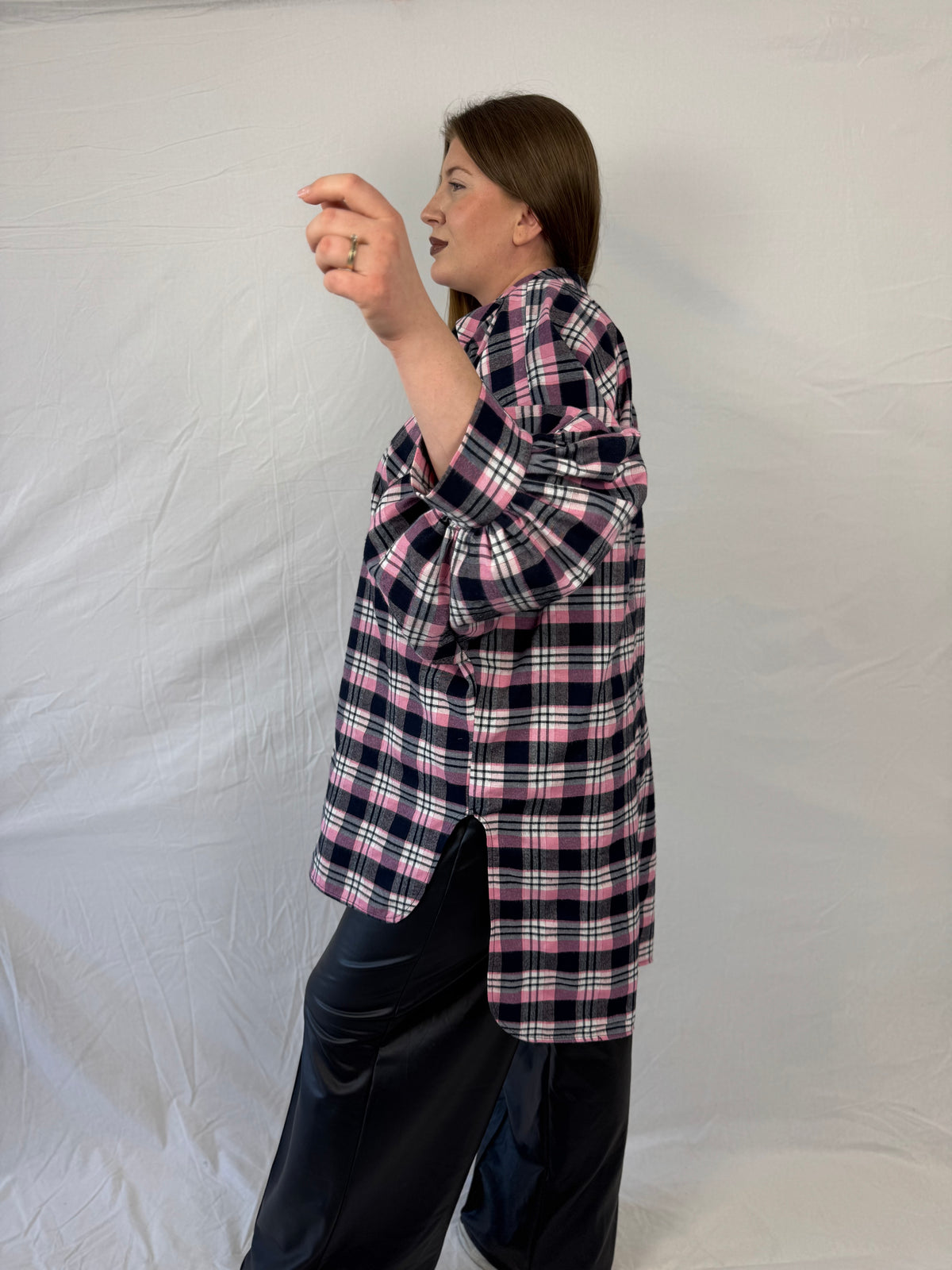 Camasa Pink Check ELESI