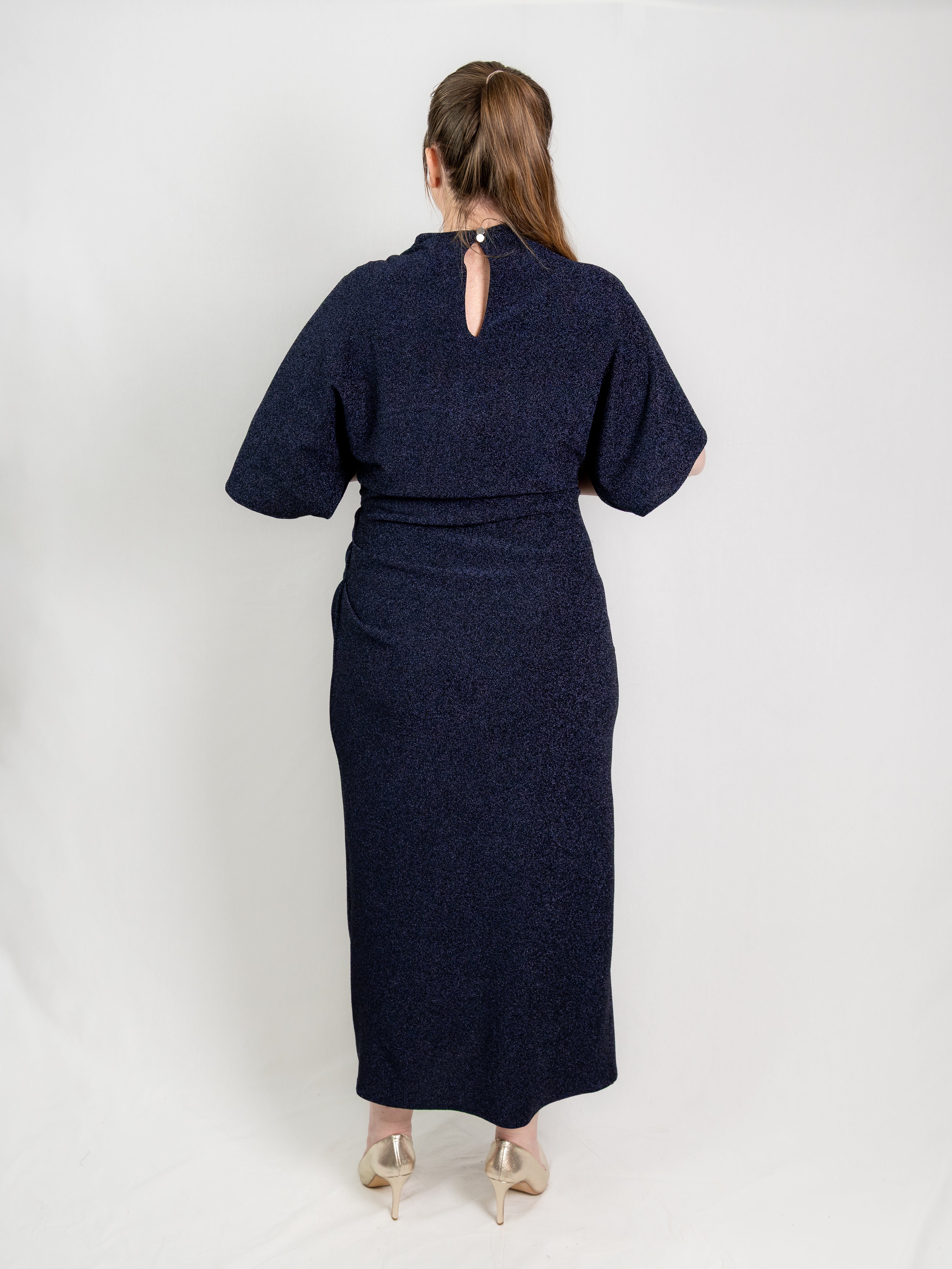 Rochie Serenity Lurex - Navy