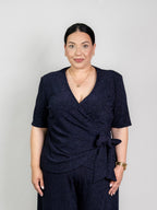 Bluză Navy Star – Lurex