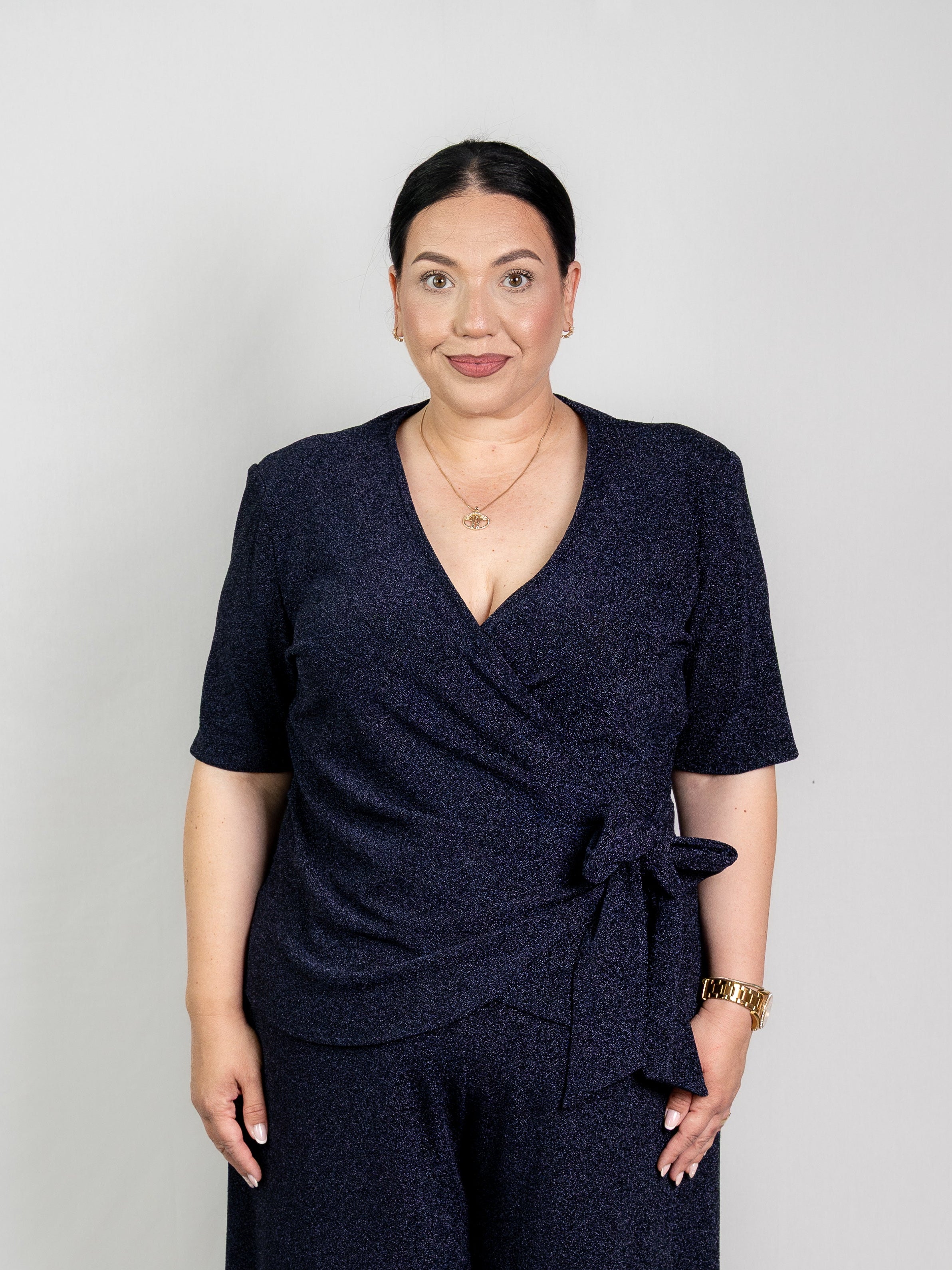 Bluză Navy Star – Lurex