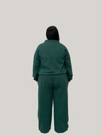 Compleu Verde Tricot Bumbac, Confortabil & Calduros