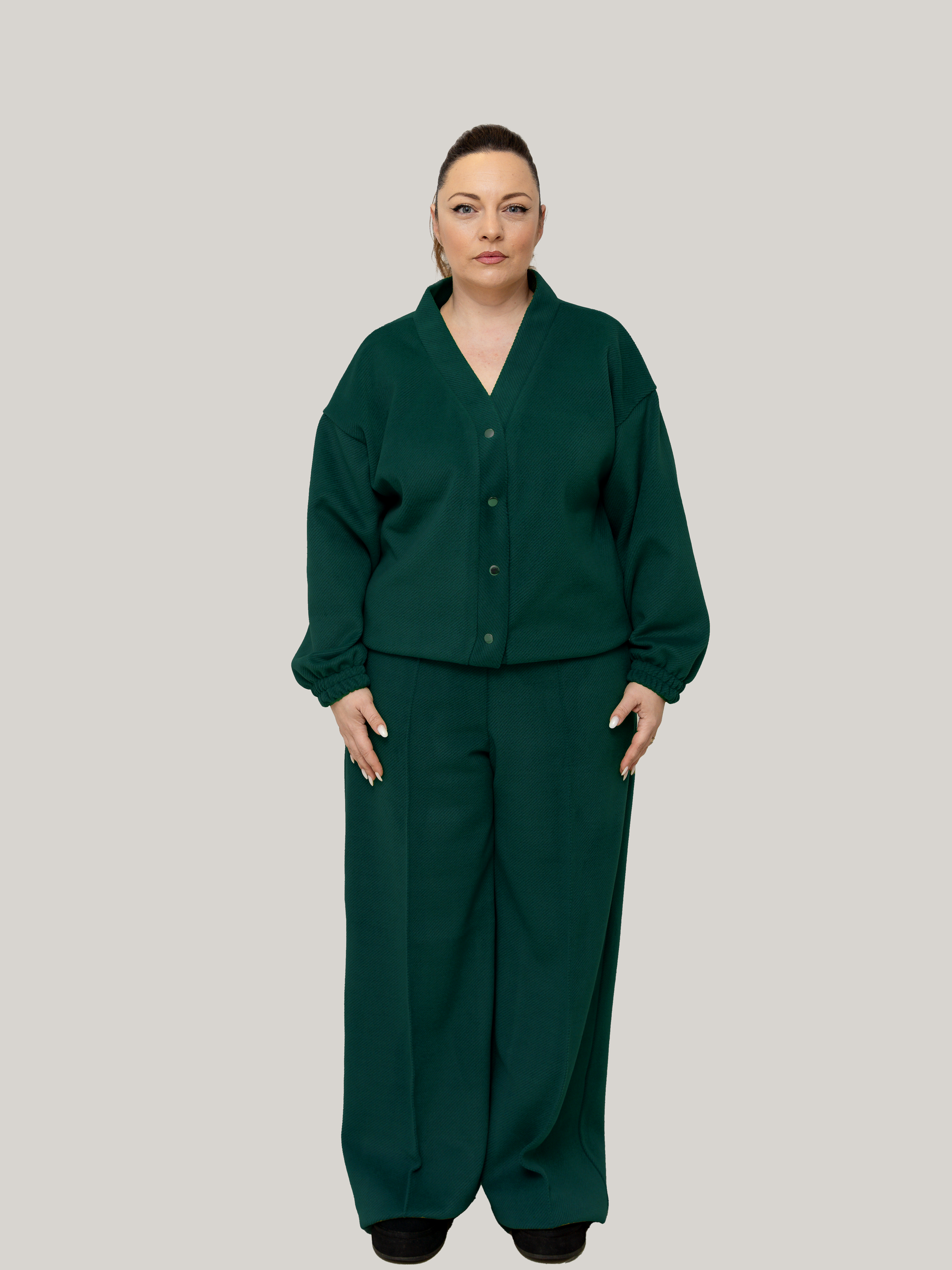 Compleu Stofa Culoarea Verde Menta