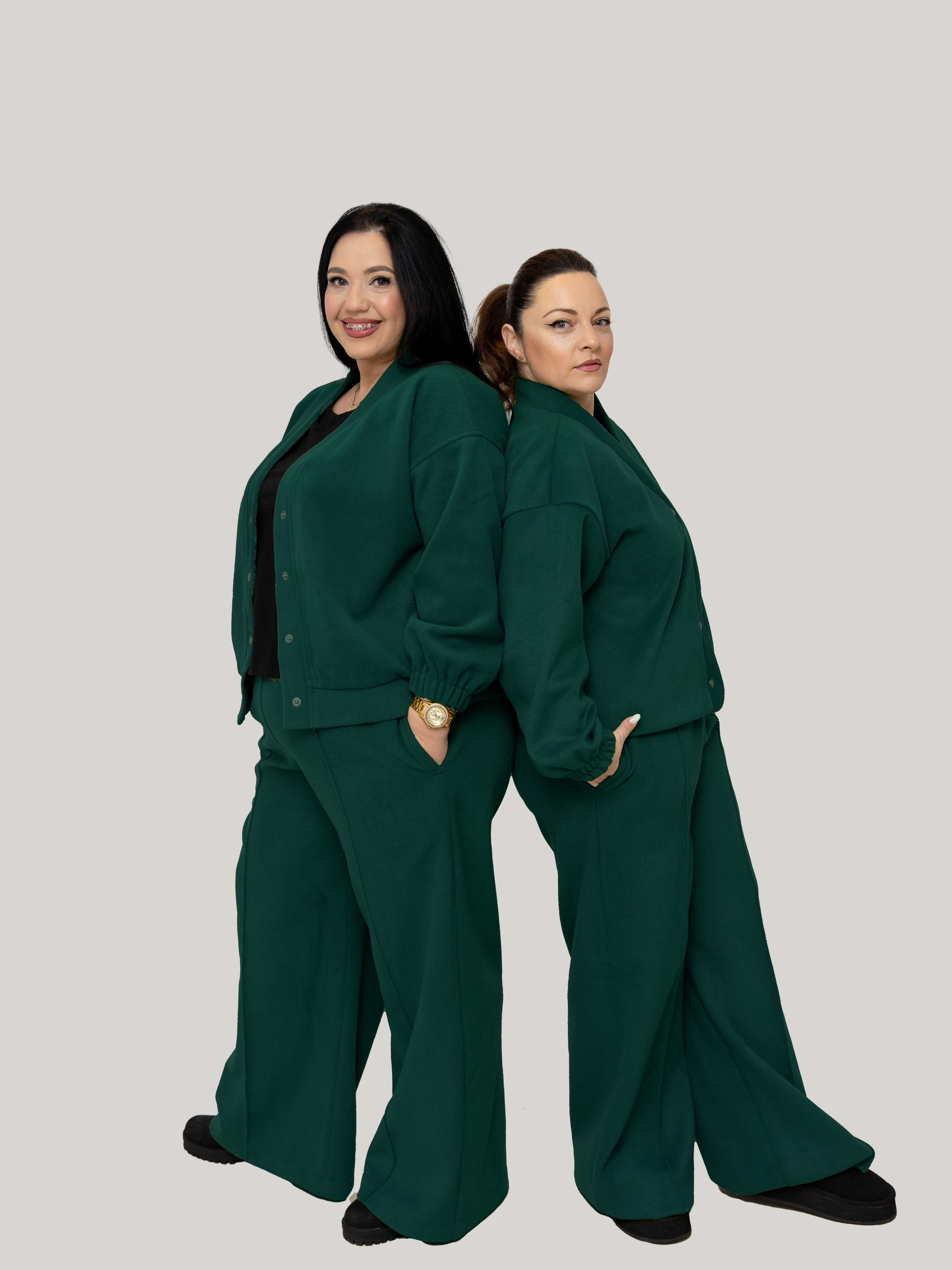 Compleu Stofa Culoarea Verde Menta