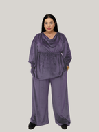 Compleu din Catifea Culoarea Lavander, Confortabil