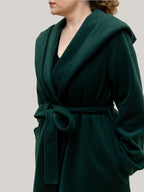 Palton Culoarea Verde Menta Confortabil & Calduros