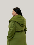 Palton Culoarea Olive Confortabil & Calduros