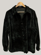 Cămașă raiat-elastic negru