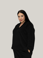 Set Catifea Relax - Negru