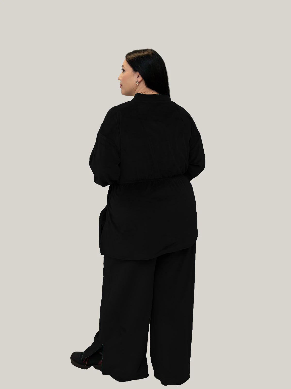 Set Catifea Confort - Negru