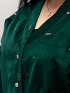 Compleu raiat cu broderii finute (Motive Craciun)