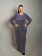 Compleu Atitudine Catifea - Lavander