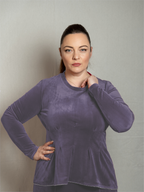 Compleu Atitudine Catifea - Lavander