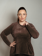 Compleu Atitudine Catifea - Chocolate