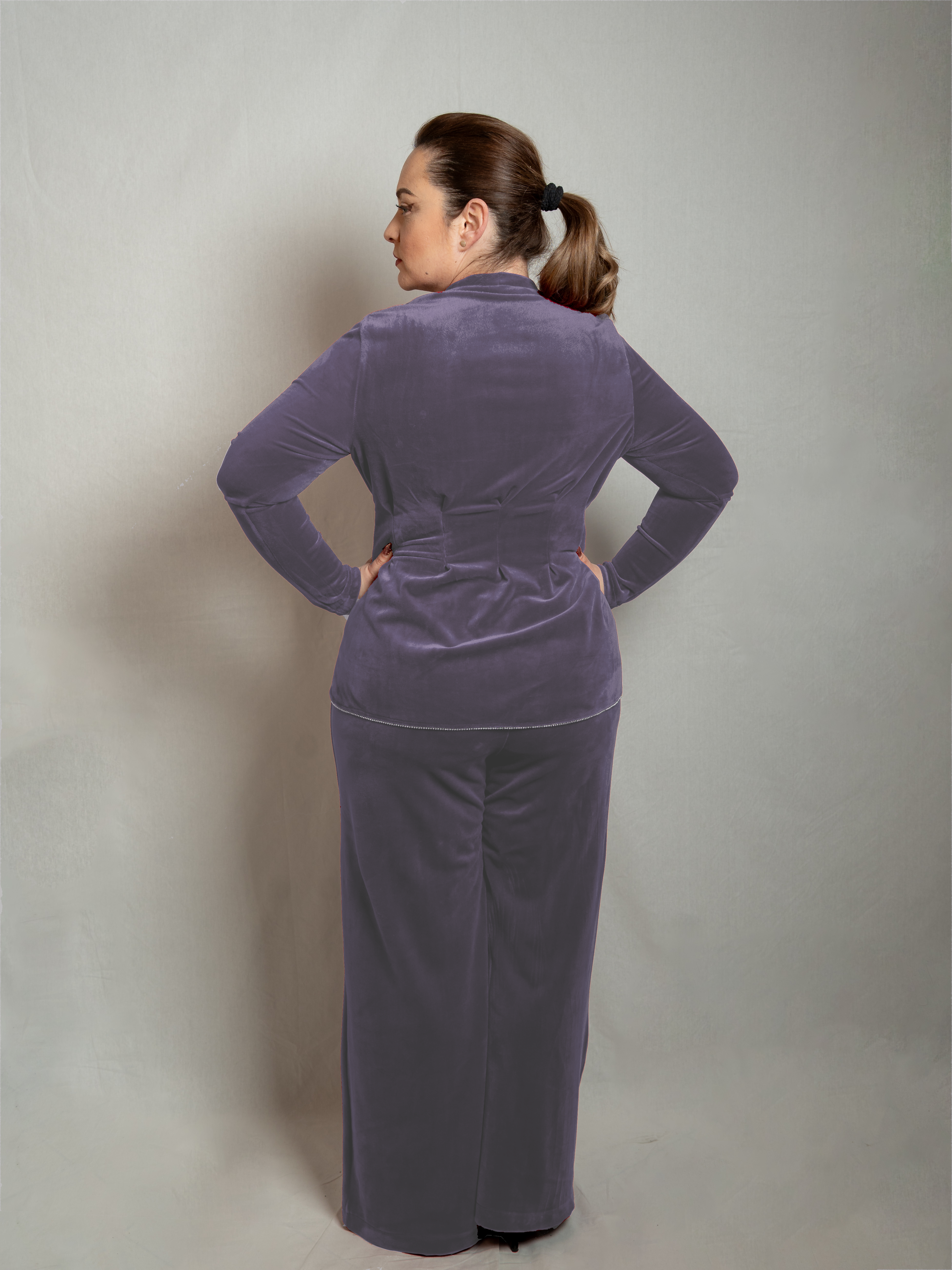 Compleu Atitudine Catifea - Lavander