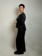 Compleu Atitudine Catifea - Negru