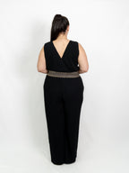 Salopetă Luna Elegance Muselina Black ELESI