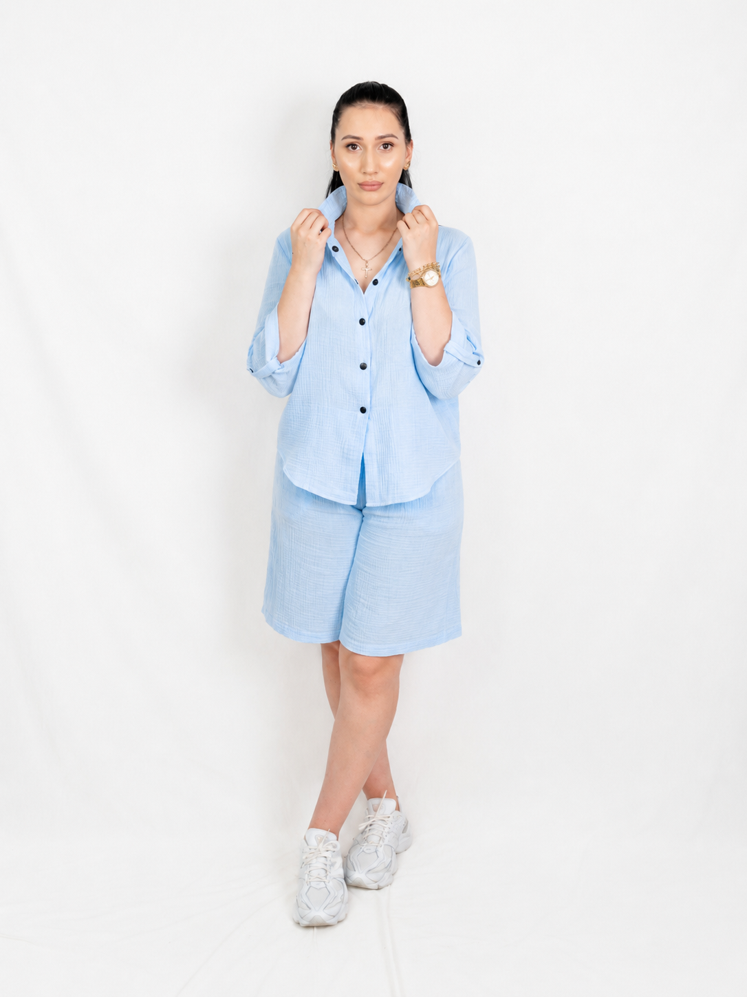 Set Dolce Brezza - Muselina Blue ELESI