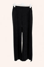 Pantalon Negru Relax - Catifea