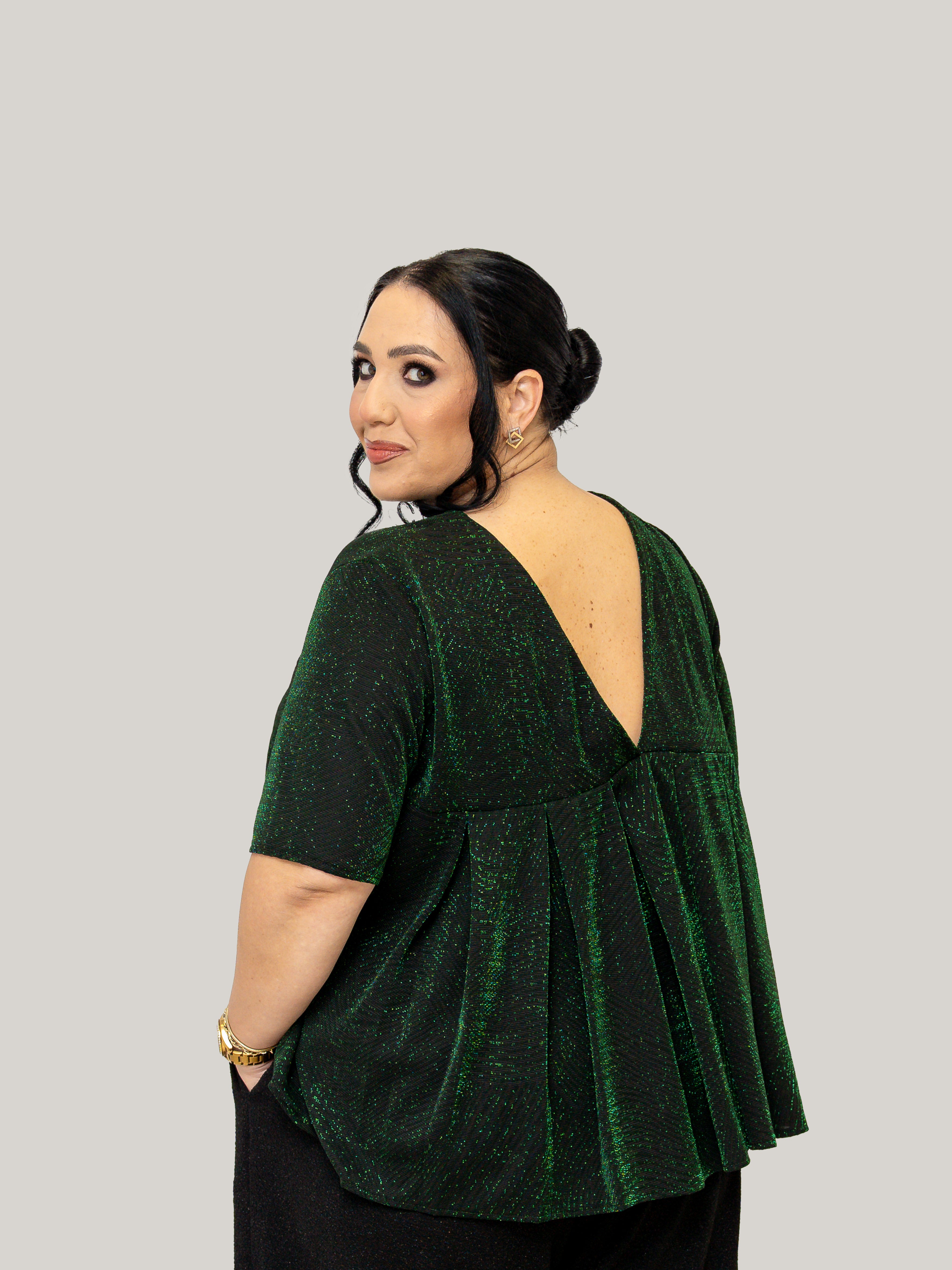 Bluza Emerald Glow - Craciun