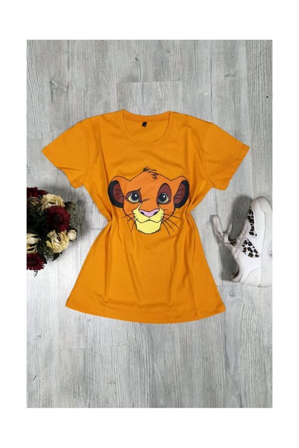 Tricou de dama portocaliu Lion King