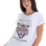 Tricou dama cu imprimeu tigru